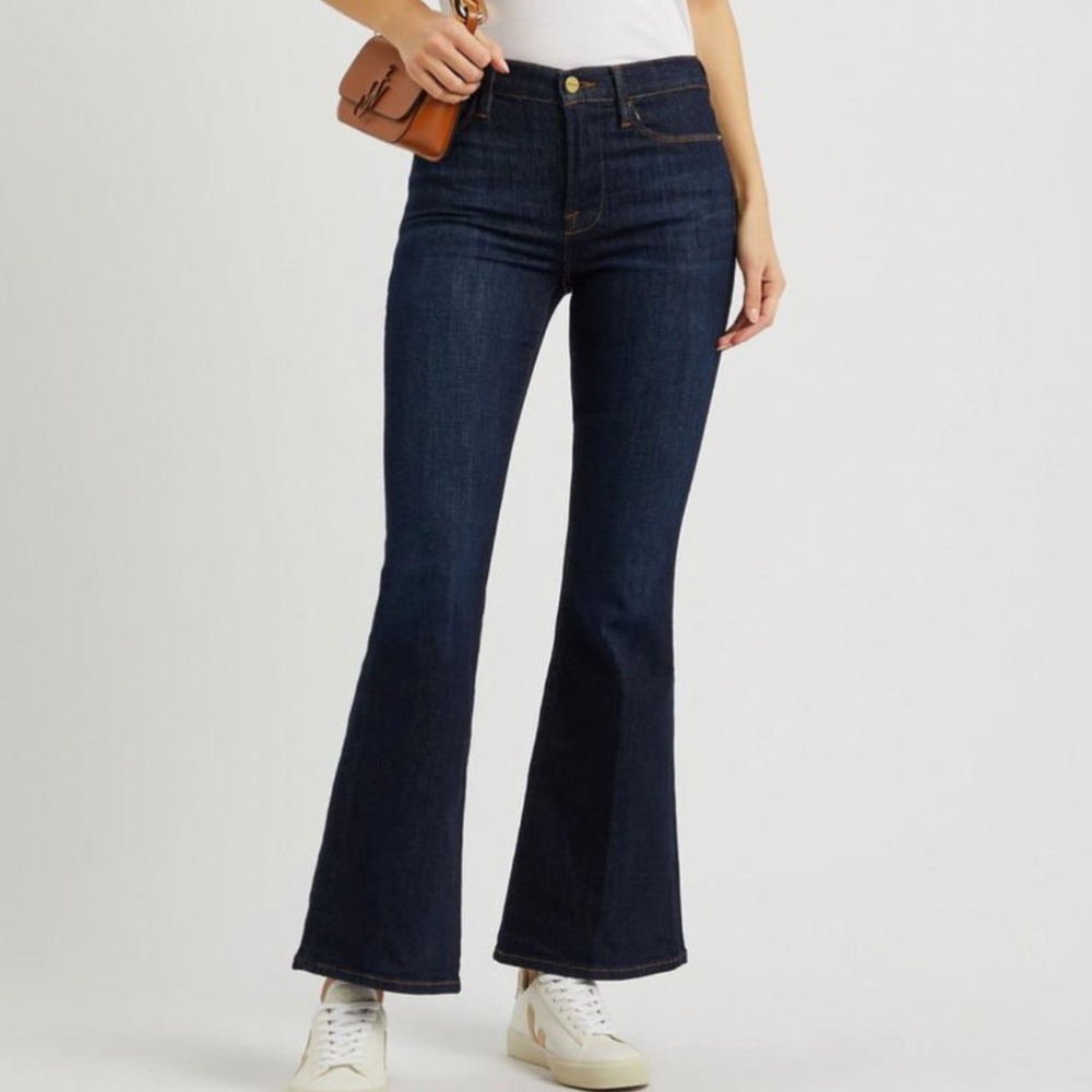 FRAME le pixie high flare jeans